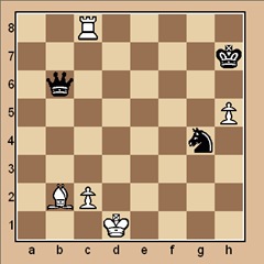 chess-puzzle 23 B p.10 #5 mate in 1