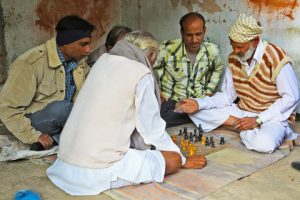 Playing chess in India